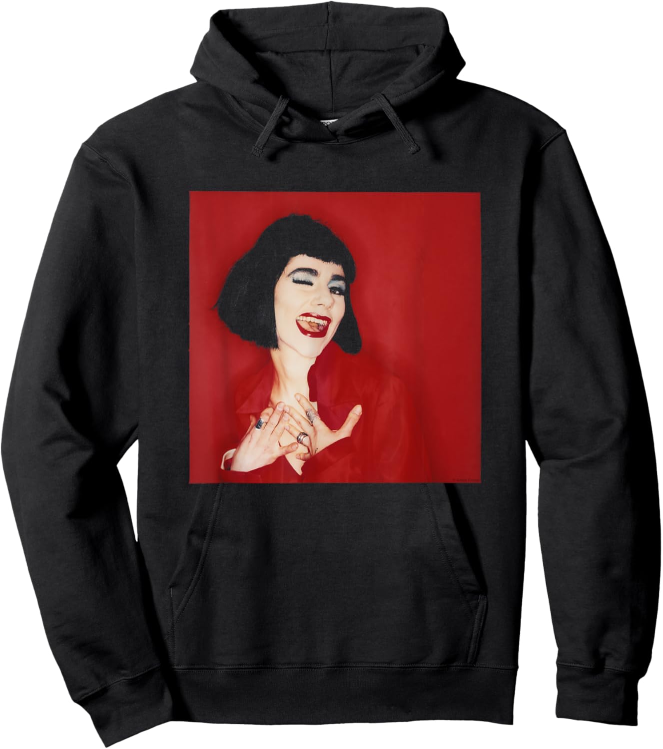 PJ Harvey Red Portrait 1995 By Simon Fowler Hoodie - Hoodie | Black