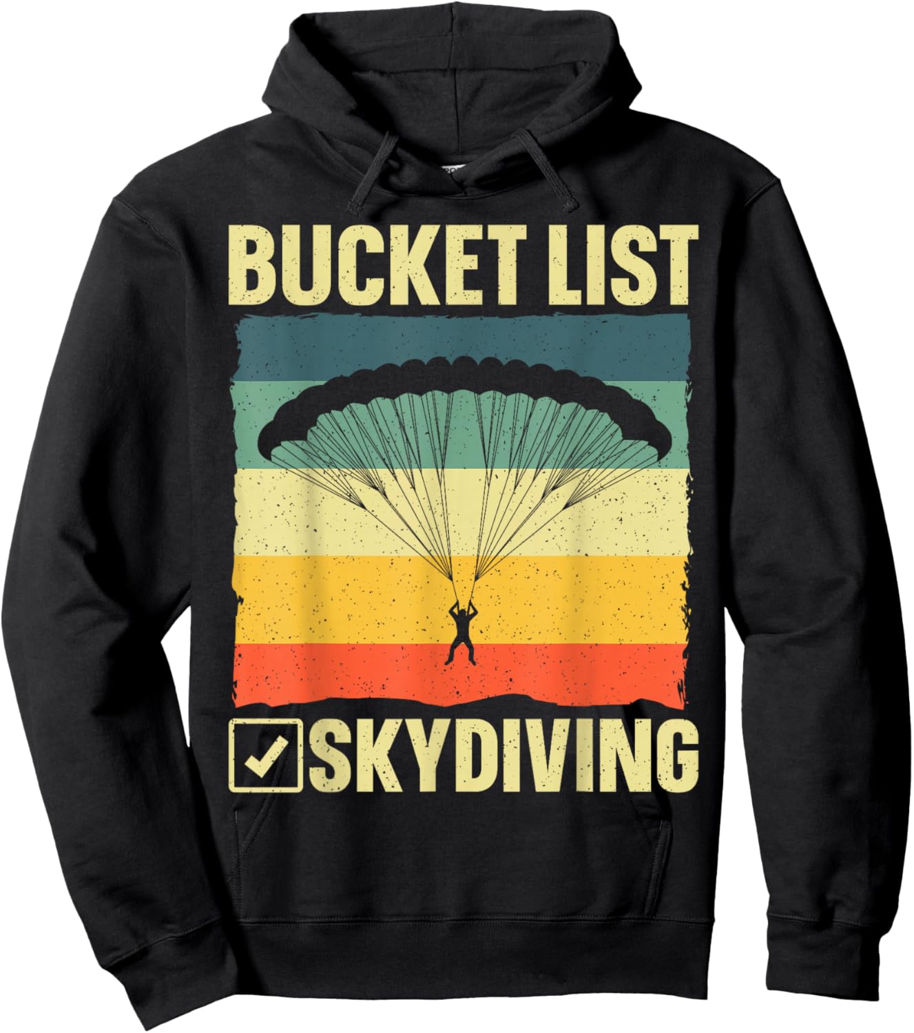 Funny Skydiving Art Women Skydiver Sky Diving Lover Hoodie - Hoodie | Black