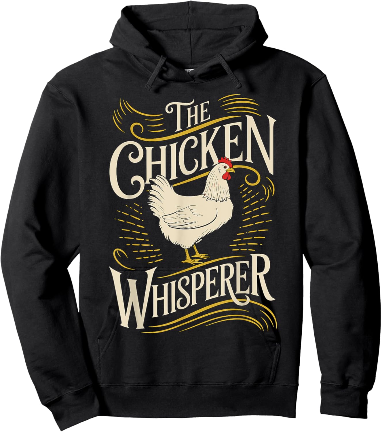 The Chicken Whisperer Farmer Hoodie - Hoodie | Black