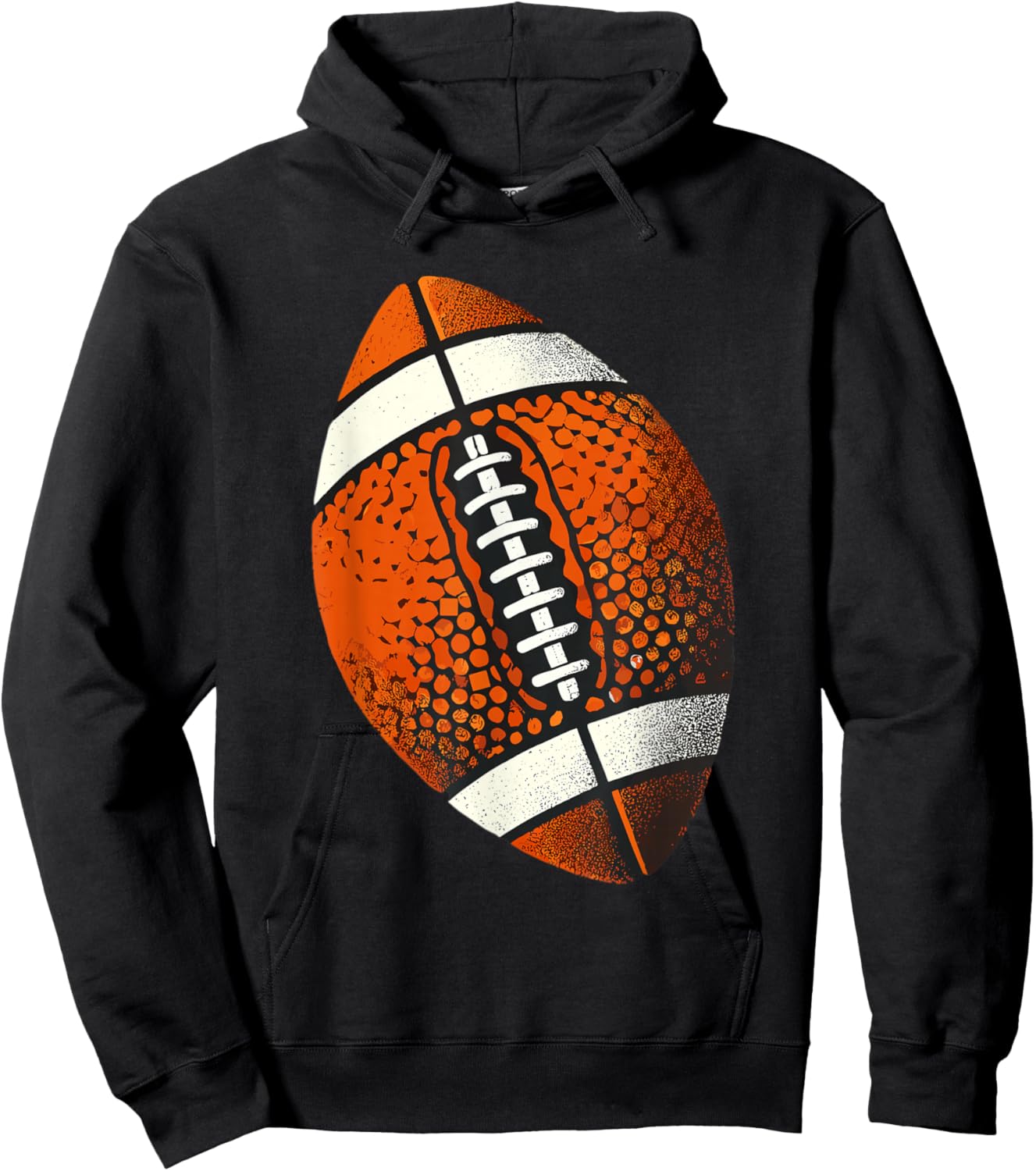 American Football Vintage Football Hoodie - Hoodie | Black