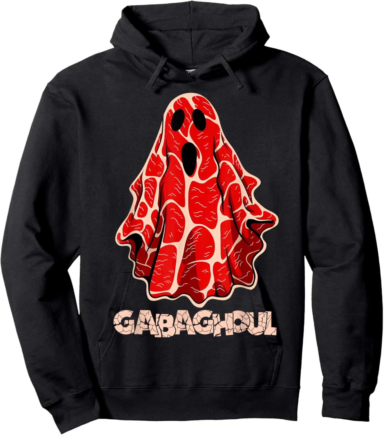 Gabaghoul Halloween Spooky Funny Slang Italian Ham Parody Hoodie - Hoodie | Black