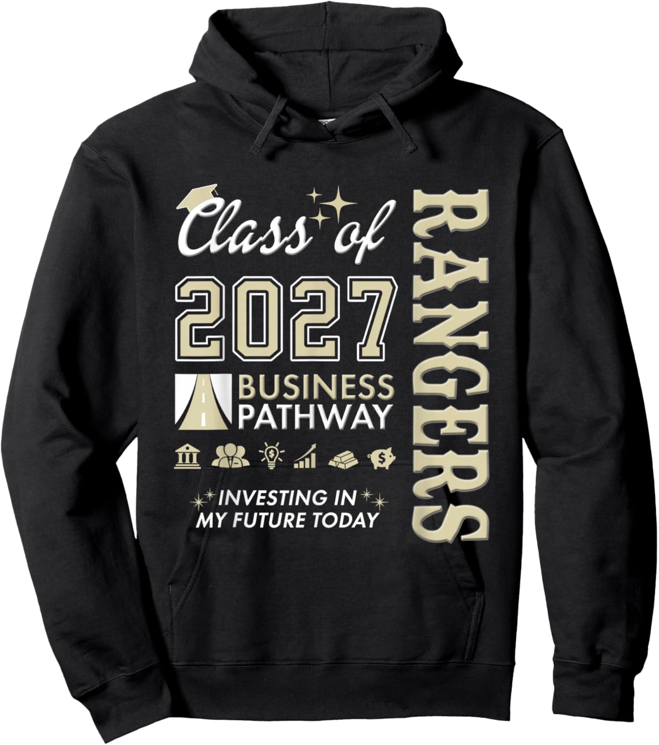 Santa Rosa Rangers - Business Pathway Class of 2027 Hoodie - Hoodie | Black
