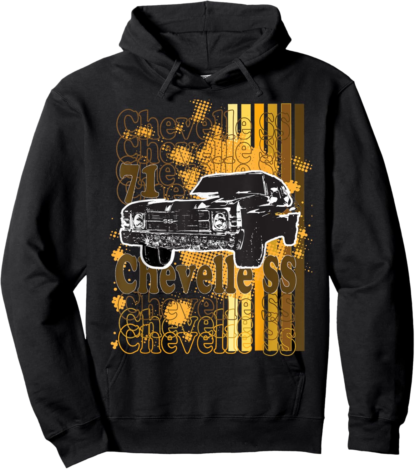 71 Chevelle SS Hoodie - Hoodie | Black
