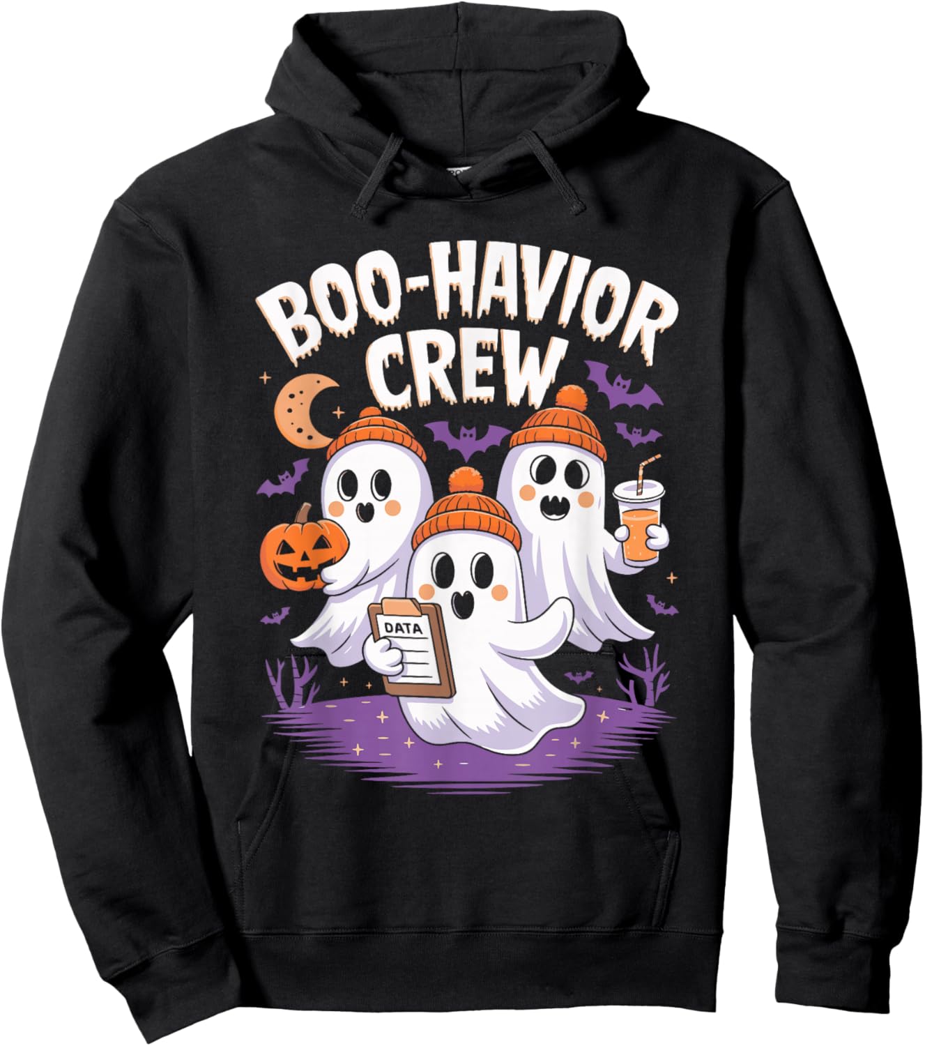 Boo Havior Crew Hoodie - Hoodie | Black