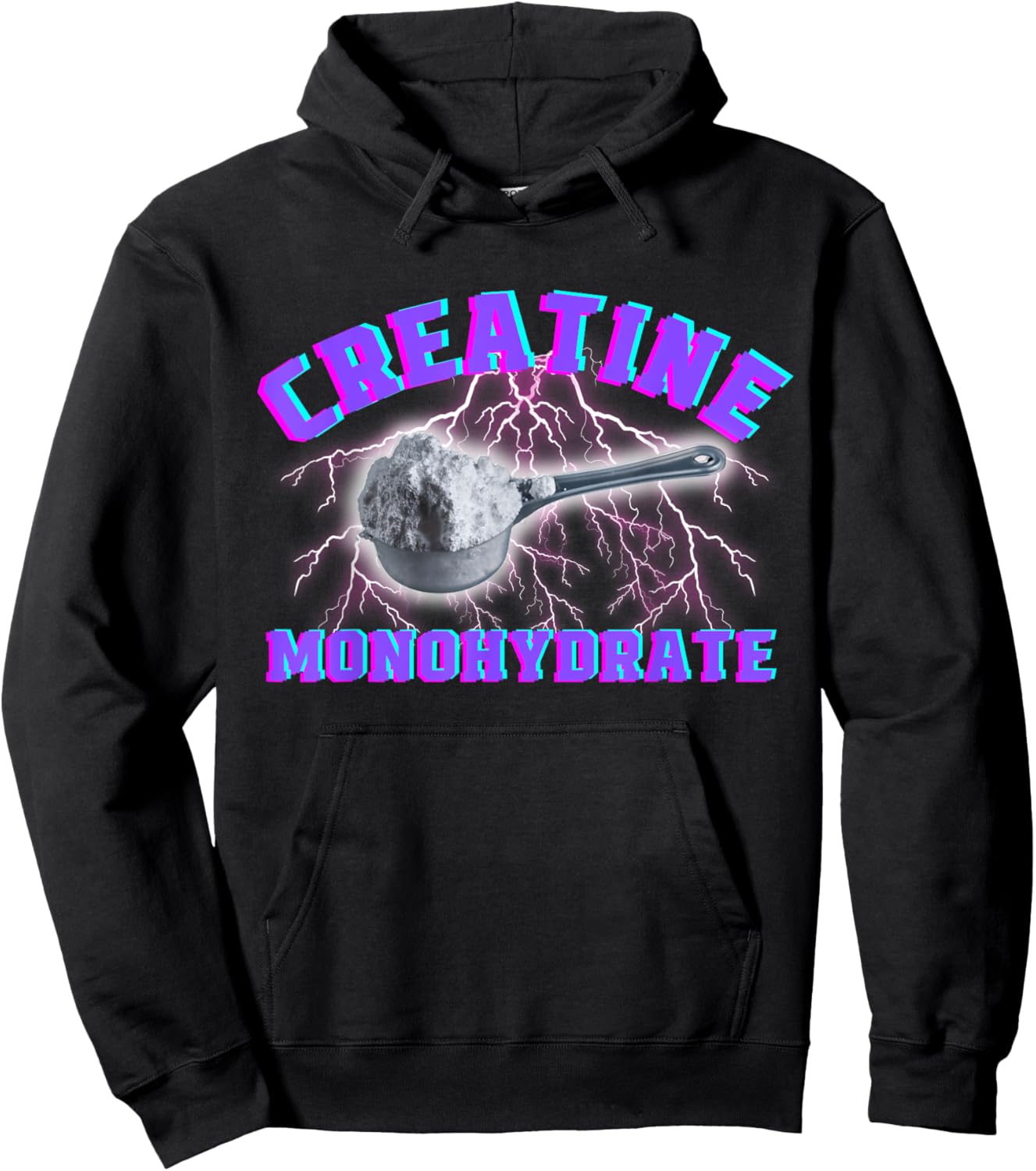 Funny creatine Hoodie - Hoodie | Black