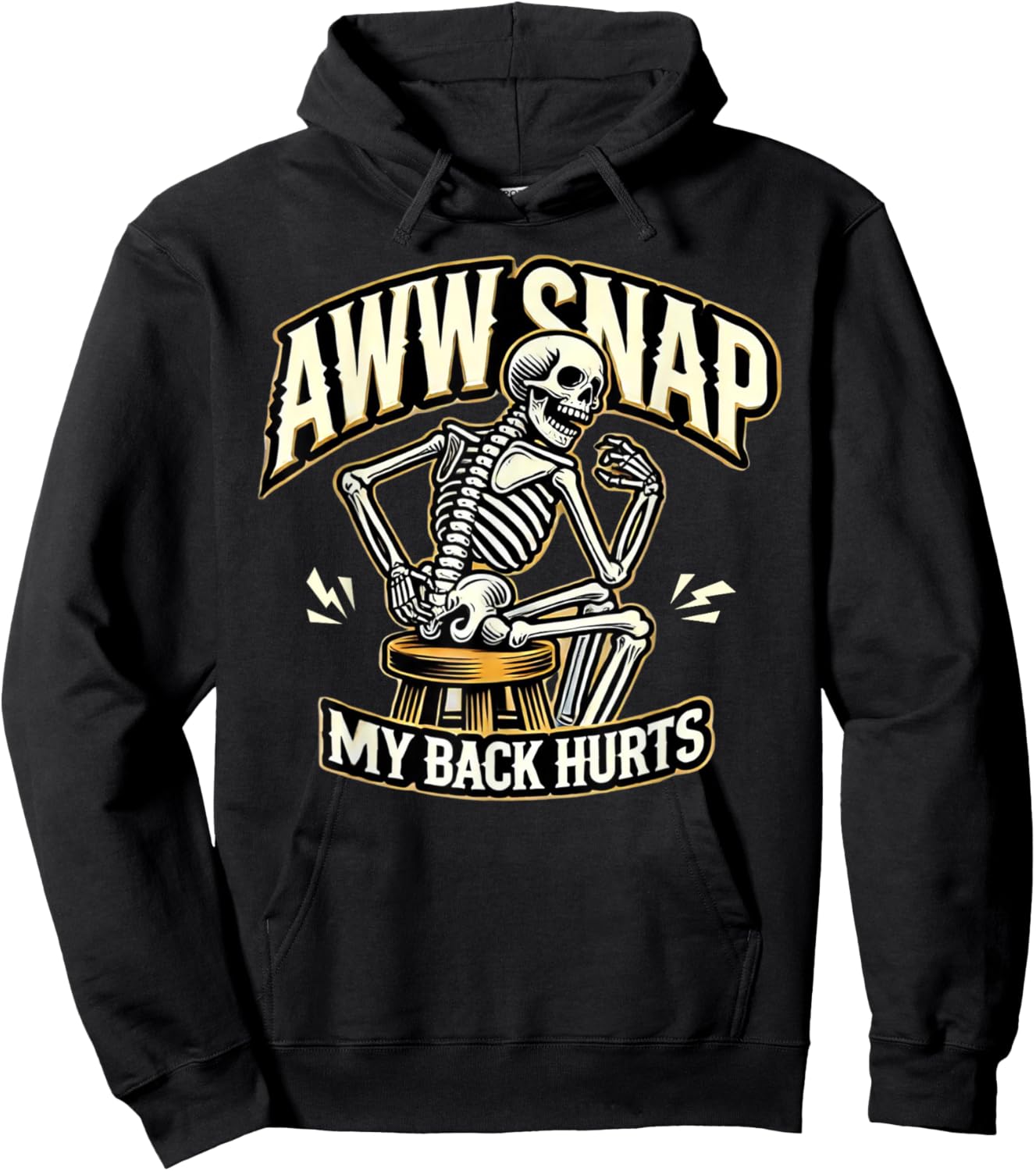 Funny Lumbar Back Surgery Recovery Fusion Get Well Gift Men Hoodie - Hoodie | Black