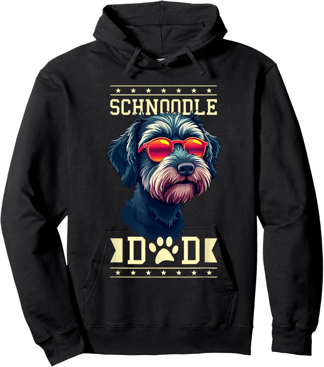 Schnoodle Dad Schnoodles Hoodie - Hoodie | Black
