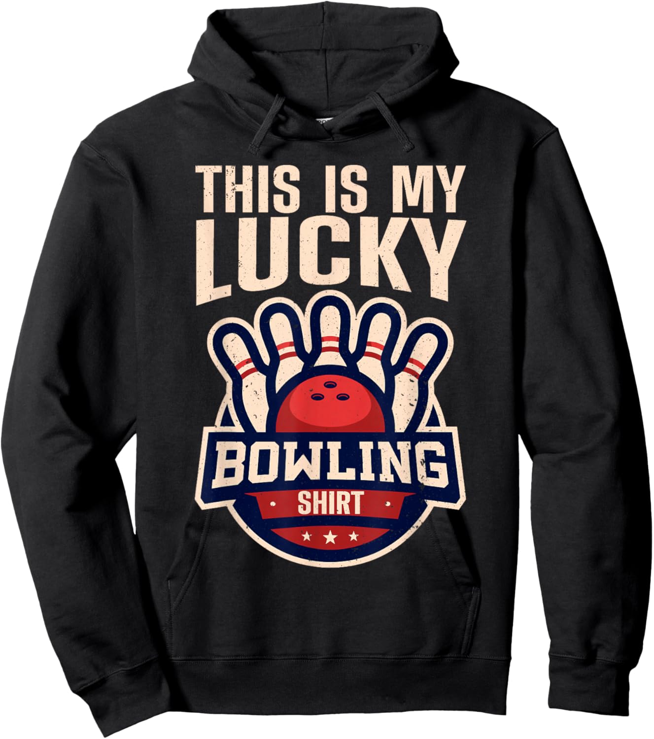 Funny Bowling Design Women Kids Bowling Lover Bowler Hoodie - Hoodie | Black