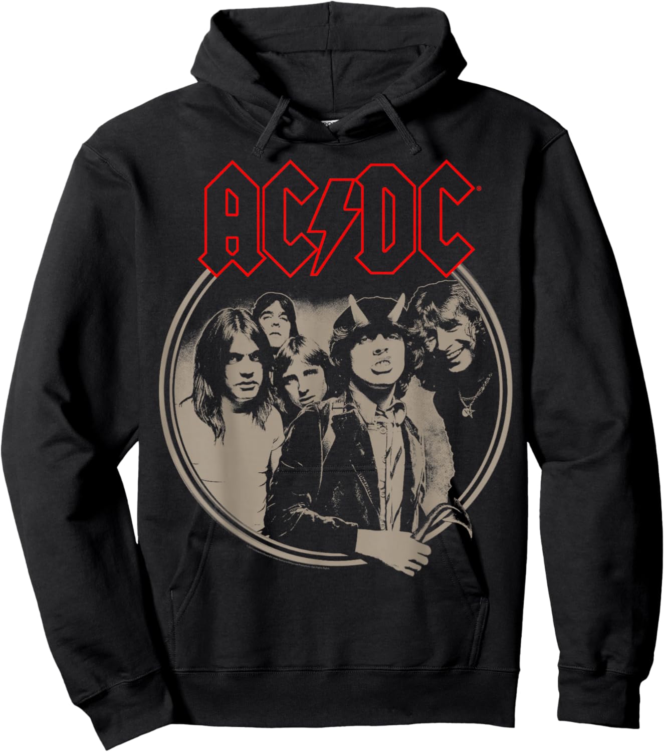 AC/DC - Framed - -Adults & Kids - Black - Small - Short Sleeve - Classic Fit - Rock Music Fans Hoodie - Hoodie | Black