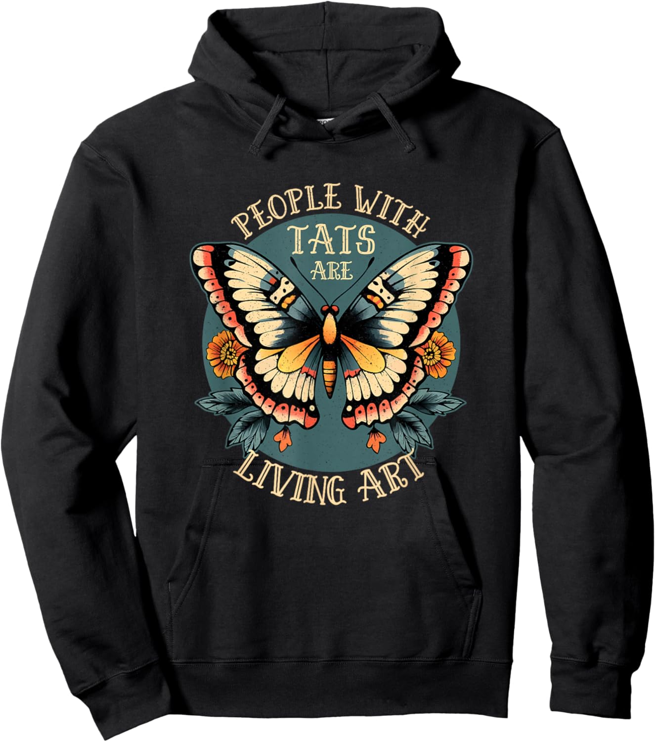 People with Tattoos are Art – Celebrate Body Art Culture Hoodie - Hoodie | Black