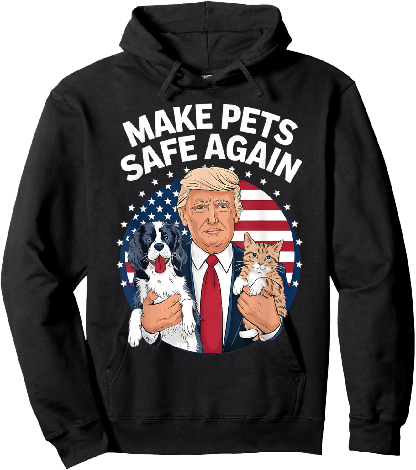 Goose Ohio Cats and Dogs 2024 Debate Make Pets Safe Again Hoodie - Hoodie | Black