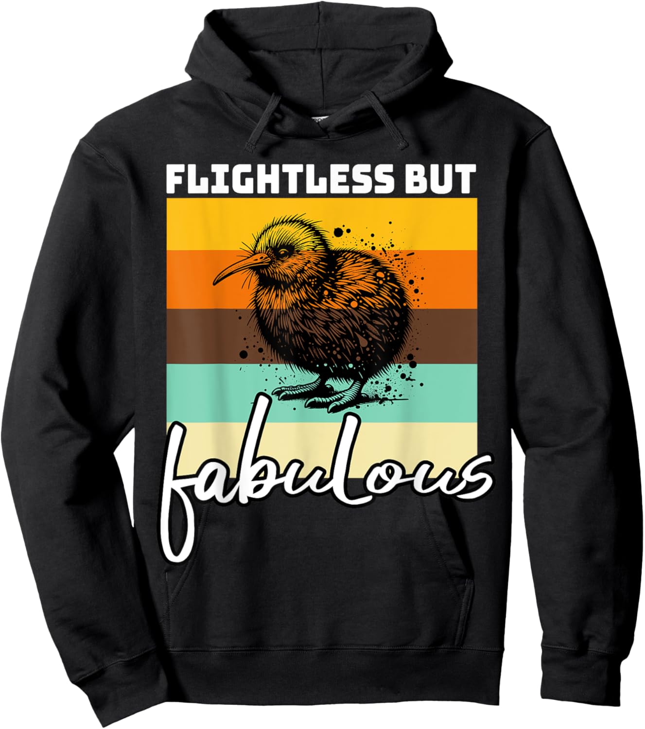 Funny Kiwi Bird Hoodie - Hoodie | Black