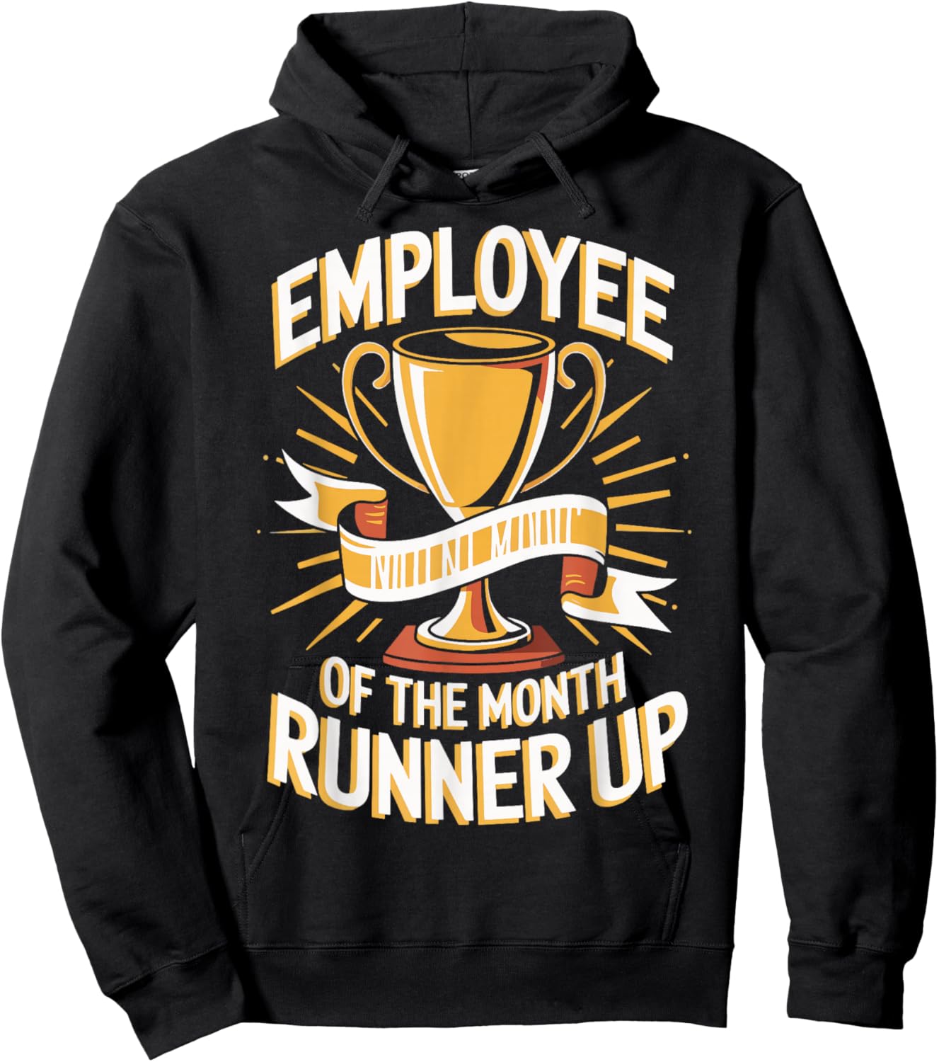 Employee Of The Month Runner Up Laborer Associate Hoodie - Hoodie | Black
