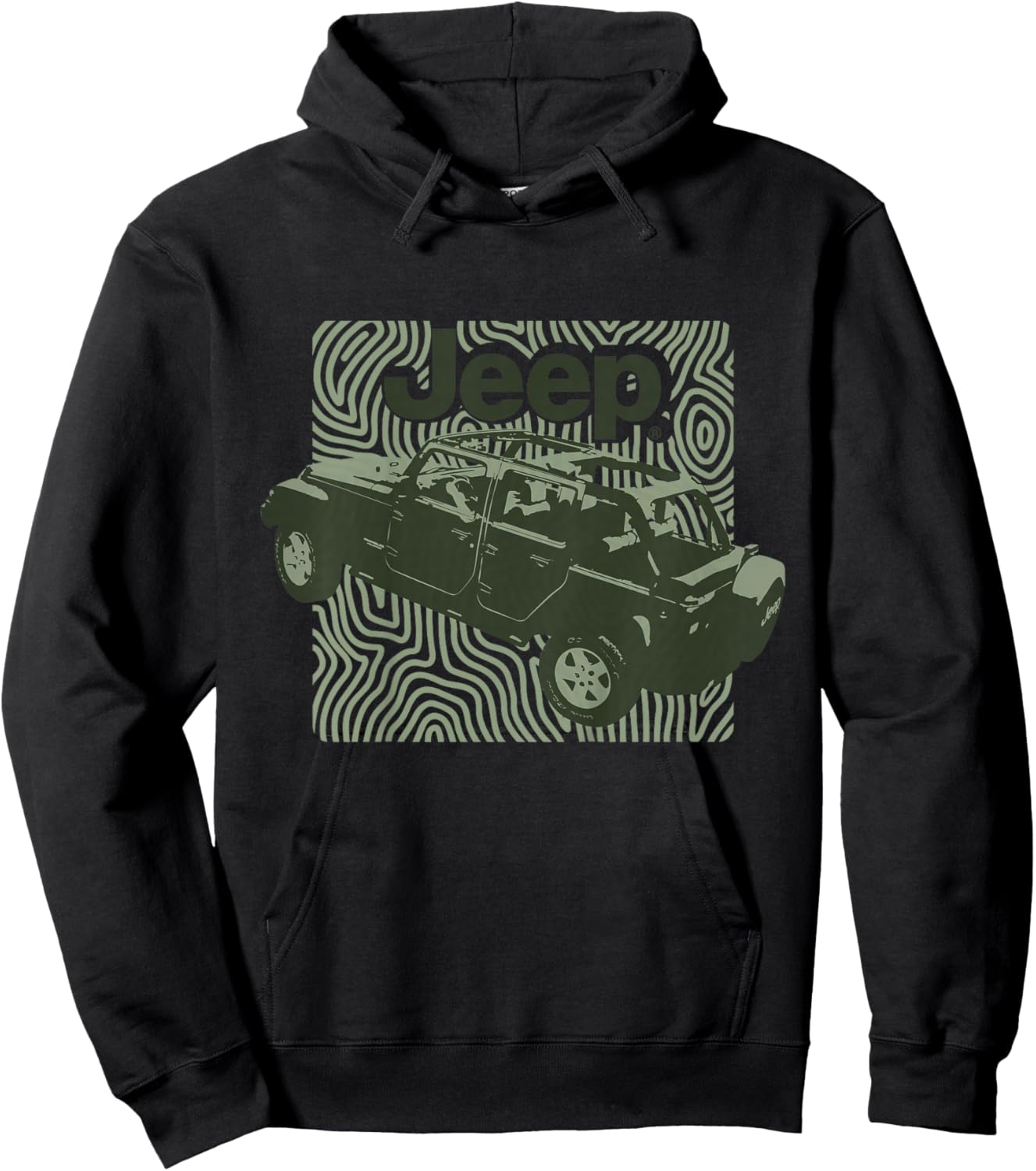 Kids Jeep Top Off - Officially Licensed Hoodie - Hoodie | Black