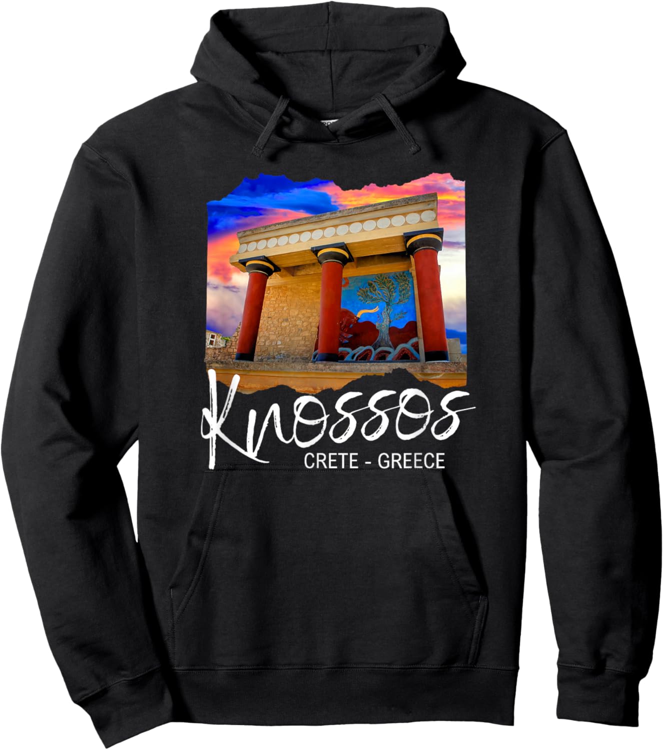 Knossos Crete / Knossos Greece Hoodie - Hoodie | Black