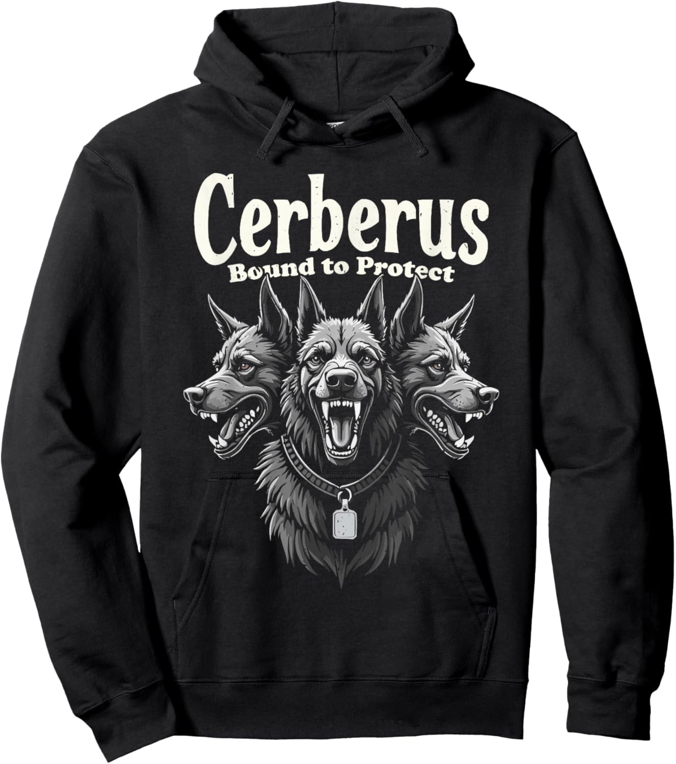 Cerberus Three Headed Dog Mythical Creature Greek Mythology Men Women Hoodie - Hoodie | Black