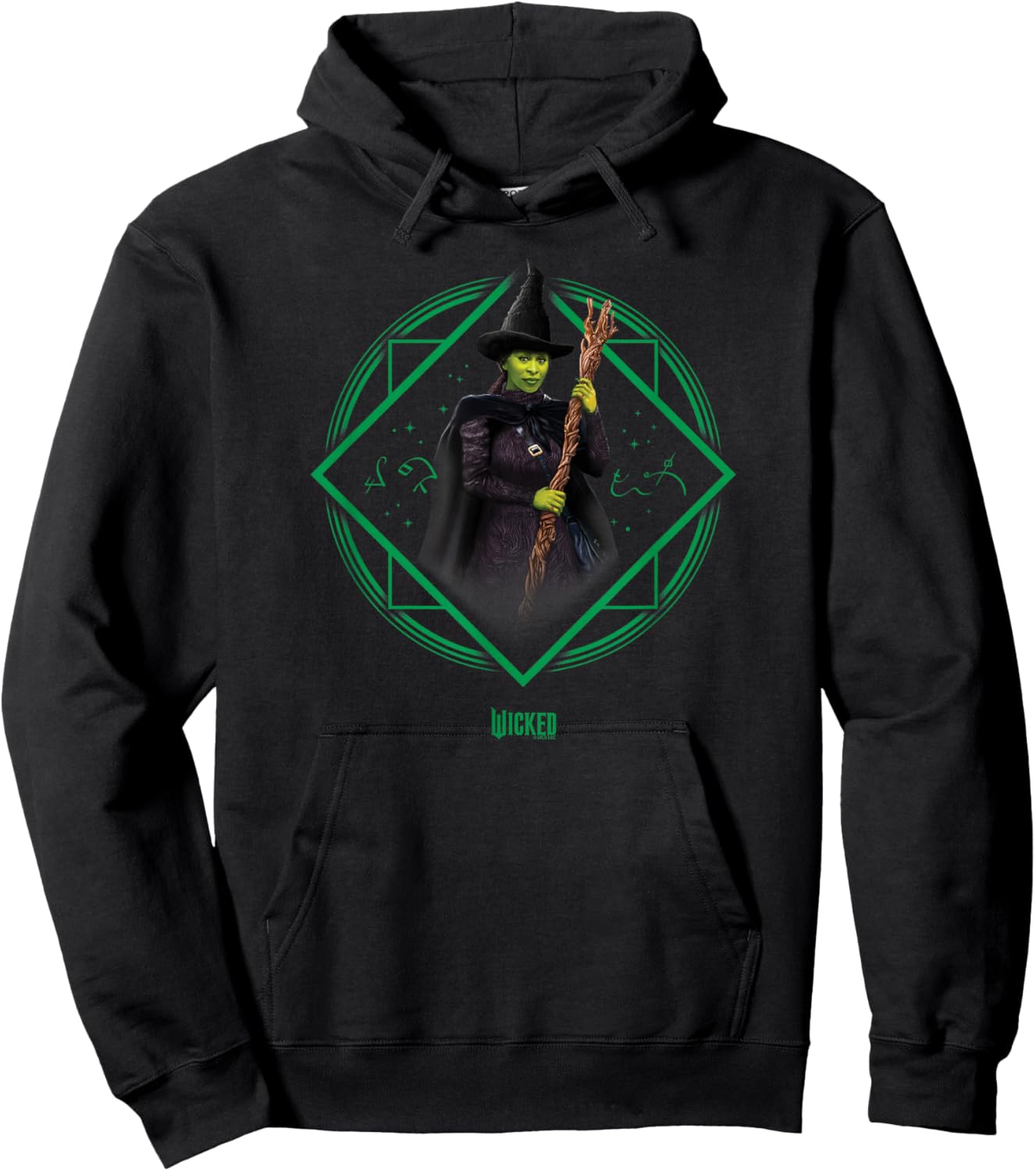 Wicked Elphaba Portrait - Black, , Small, Short Sleeve, Movie Hoodie - Hoodie | Black