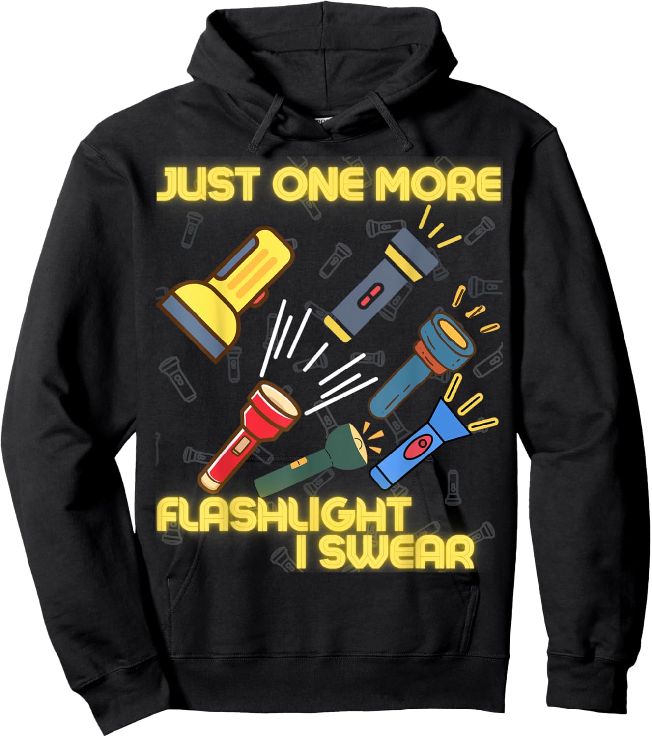 Just One More Flashlight - Flashlight Collector Hoodie - Hoodie | Black