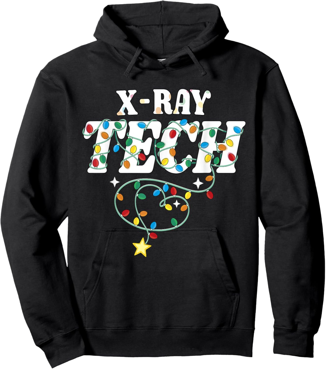 X-Ray Tech Christmas Radiologic Technologist Techs Squad Hoodie - Hoodie | Black