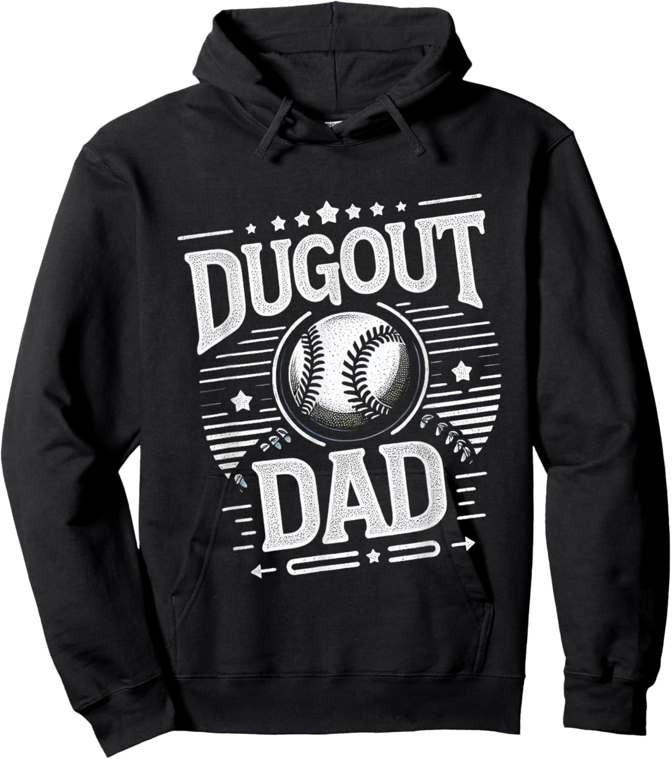 Dugout Dad Hoodie - Hoodie | Black