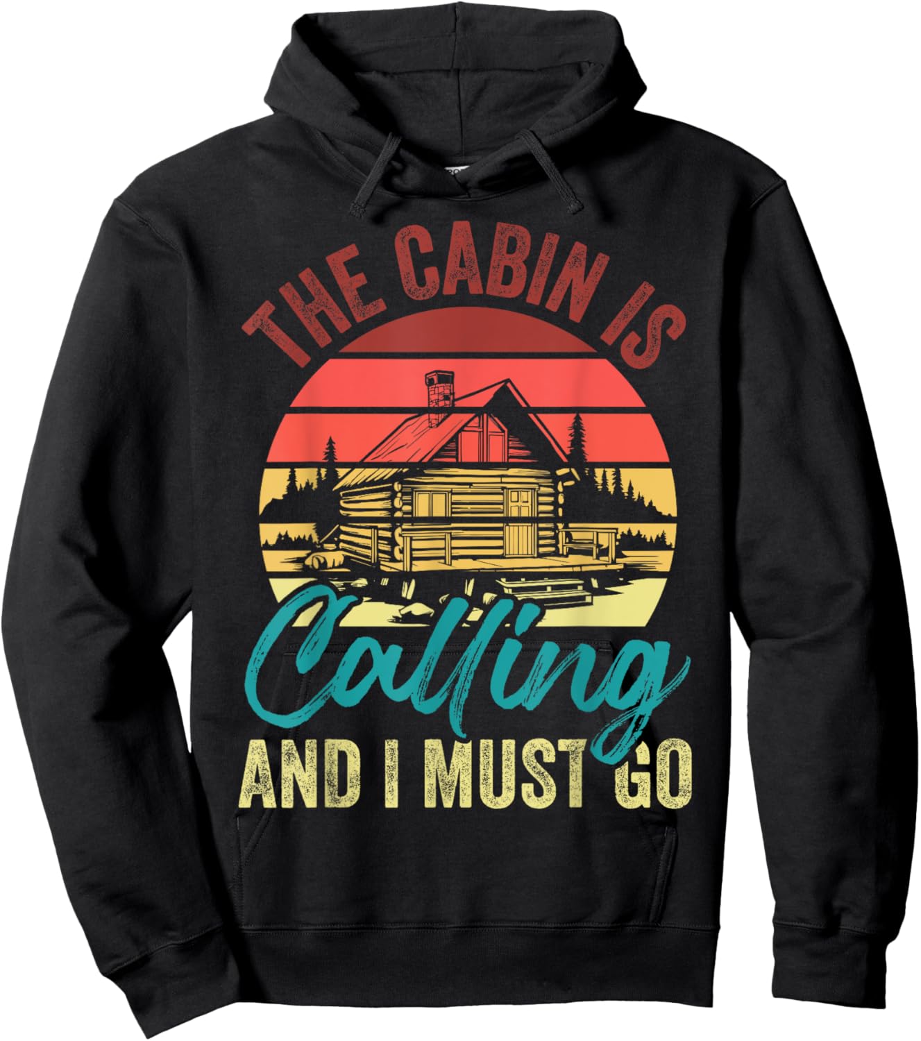 Retro Getaway Cabin Owner Weekend Trip Hoodie - Hoodie | Black