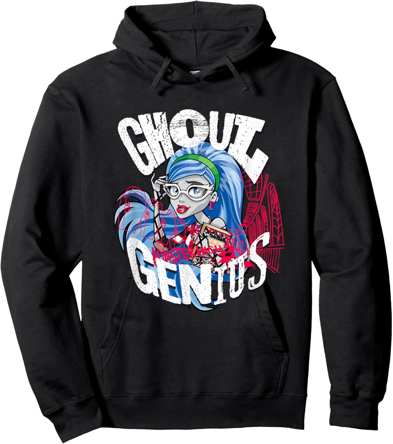 Monster High Alumni - Ghoulia Ghoul Genius Hoodie - Hoodie | Black
