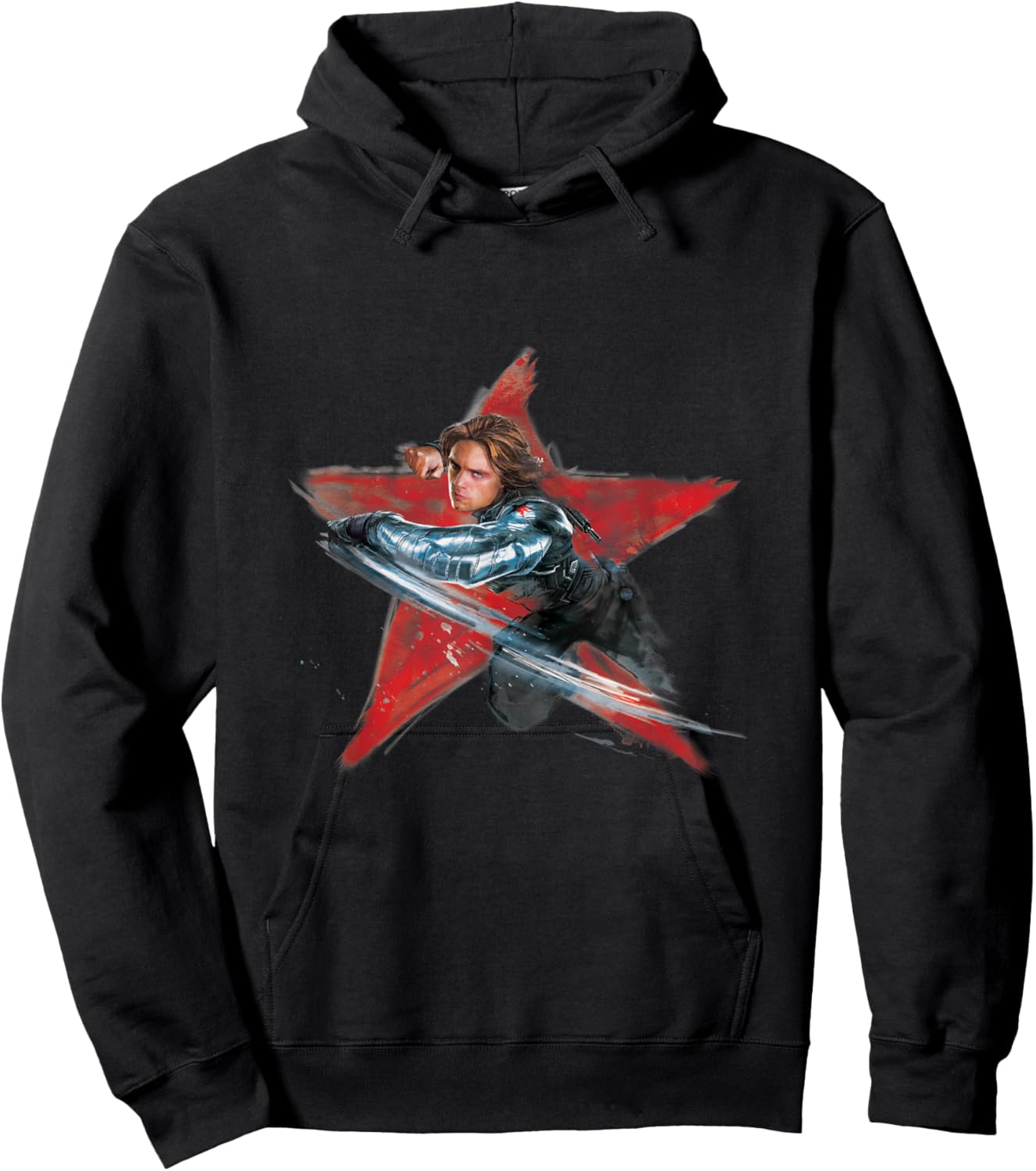 Marvel Avengers Bucky Barnes Winter Soldier Hoodie - Hoodie | Black