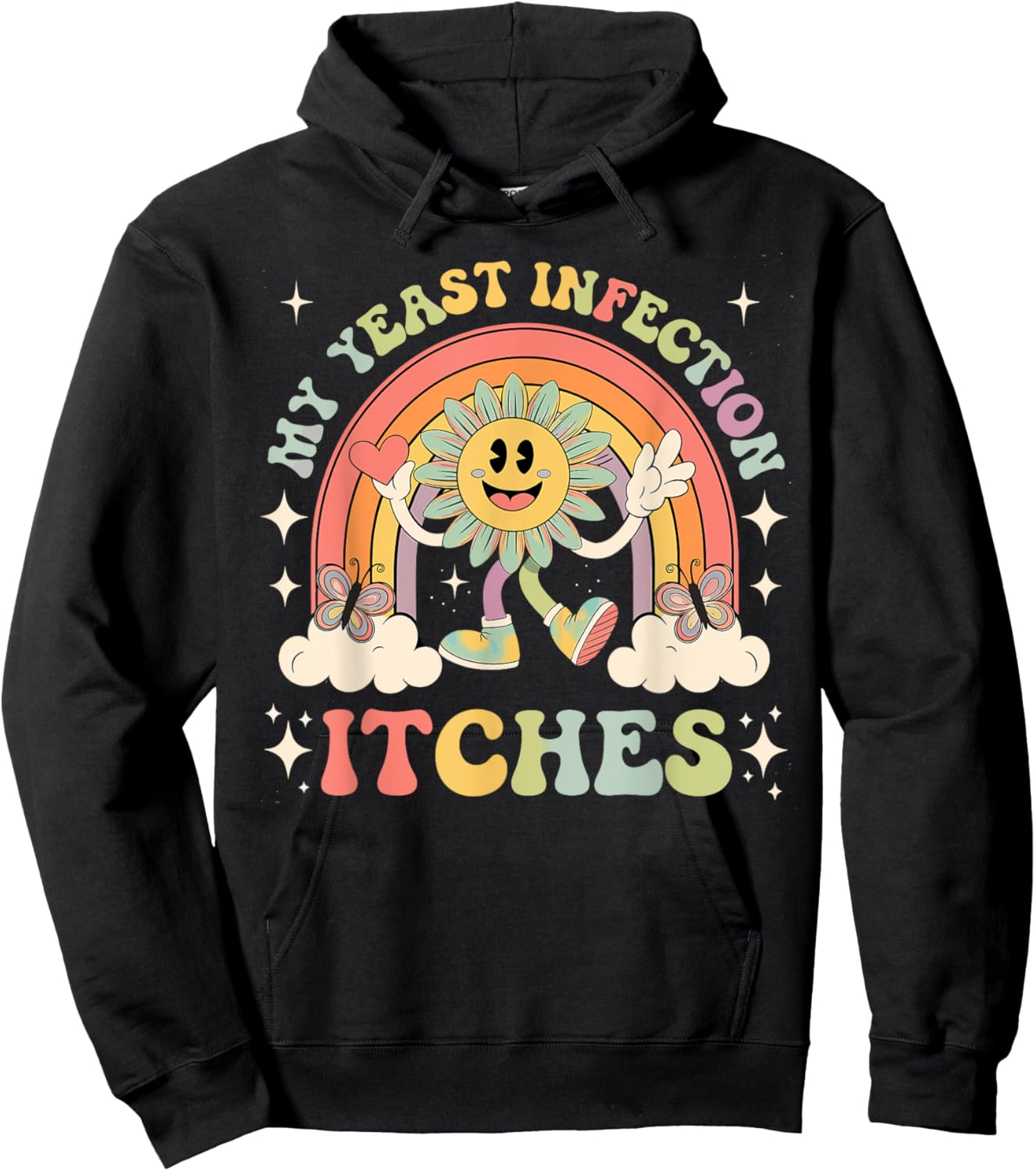Offensive Designs Raunchy Weird Hoodie - Hoodie | Black