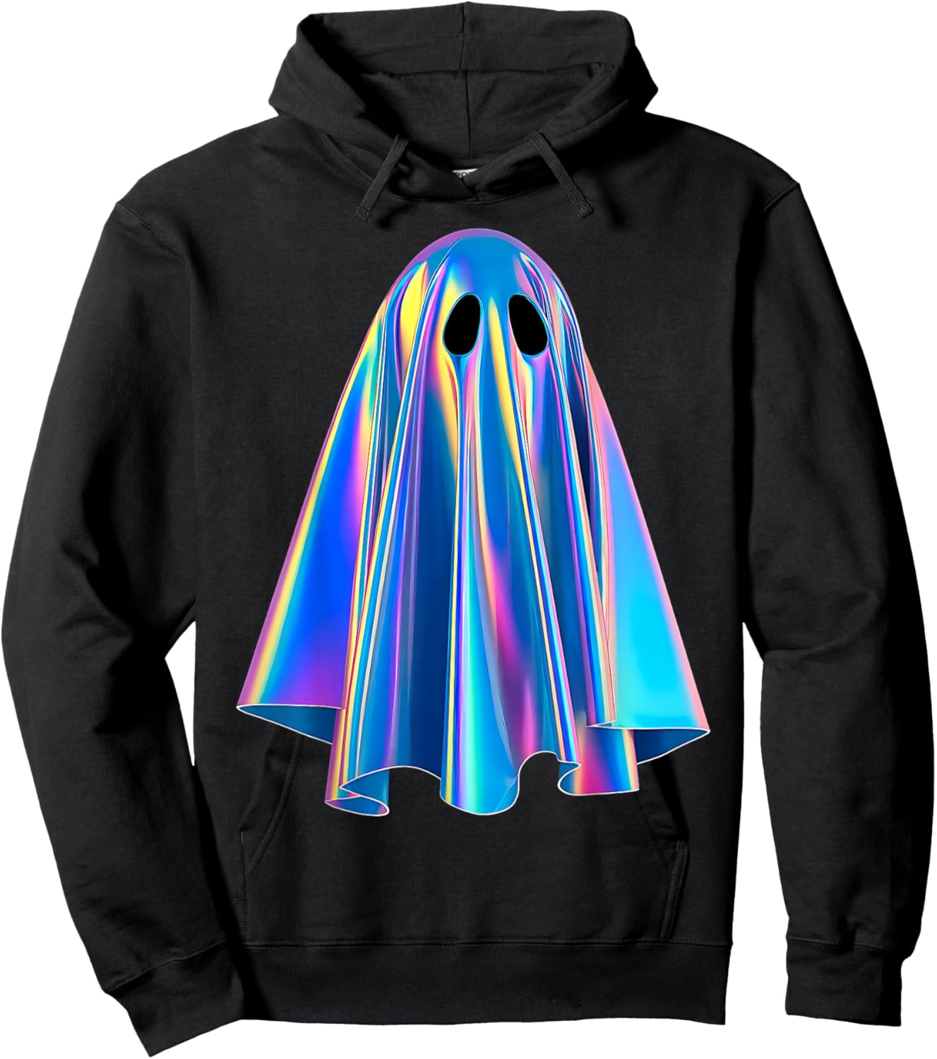 Retro Disco Ghost Halloween Parties Costume Hoodie - Hoodie | Black