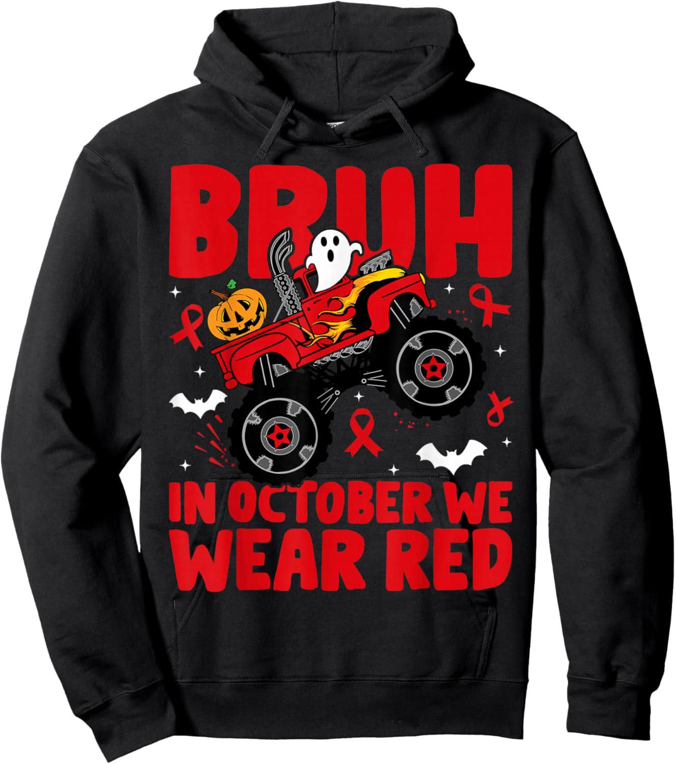 Red Ribbon Week Awareness For Toddler Kids Boys Halloween Hoodie - Hoodie | Black
