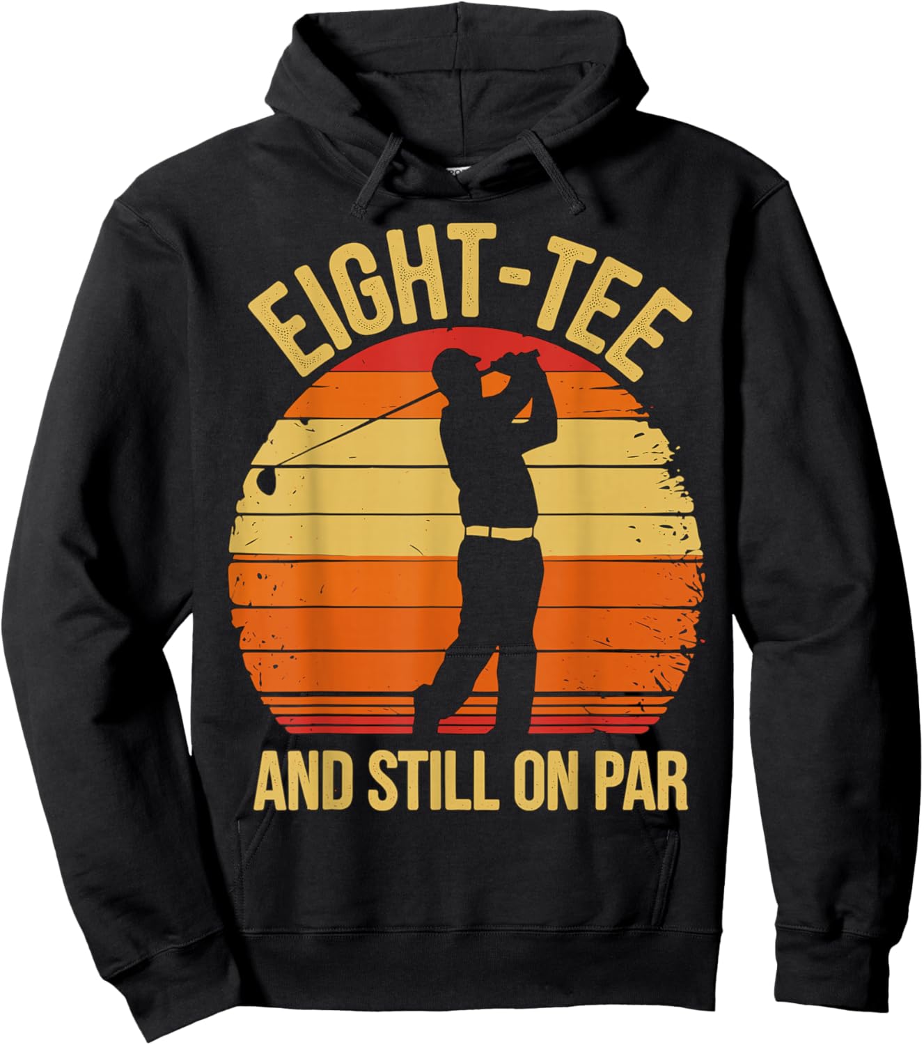Eight- and Still on par 80th Birthday 80 Years Old Hoodie - Hoodie | Black