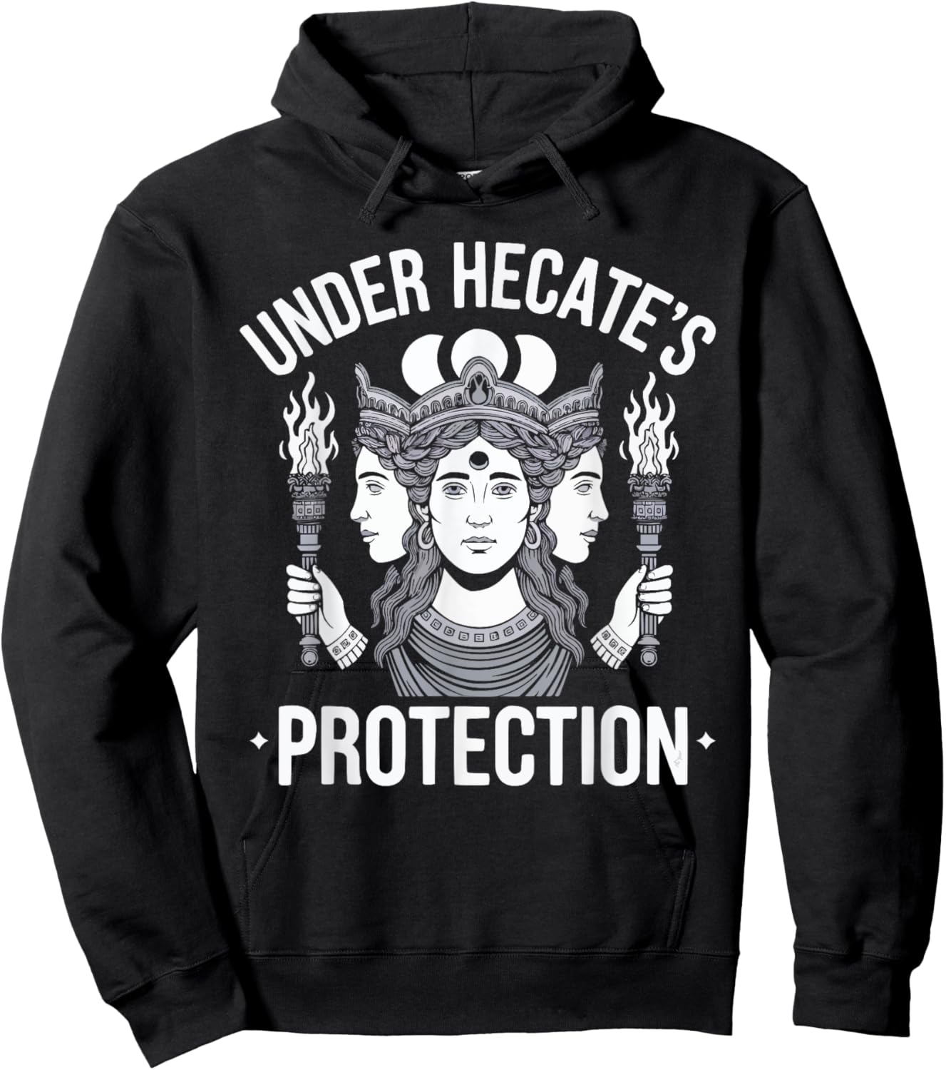 Hecate Moon Goddess Greek Goddess Greek Mythology Hoodie - Hoodie | Black