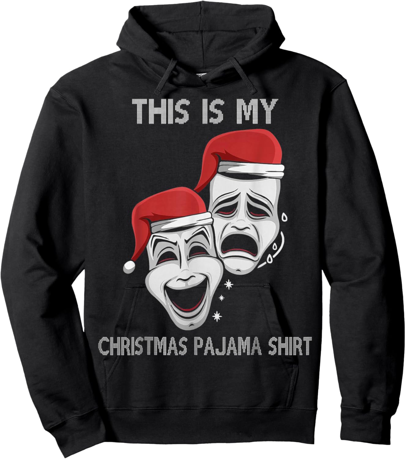 This Is My Christmas Pajama Broadway Theater Musical Hoodie - Hoodie | Black