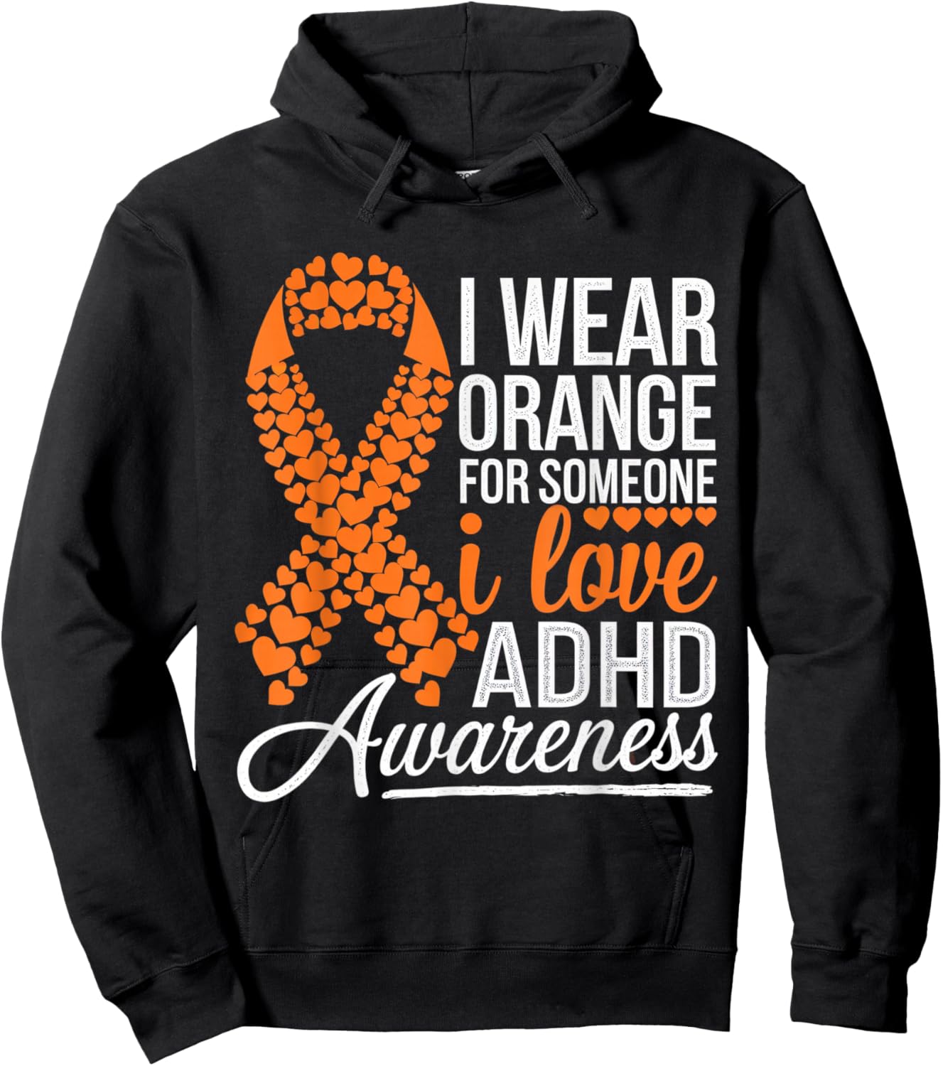 ADHD Awareness Month ADHD Embrace Neurodiversity Hoodie - Hoodie | Black