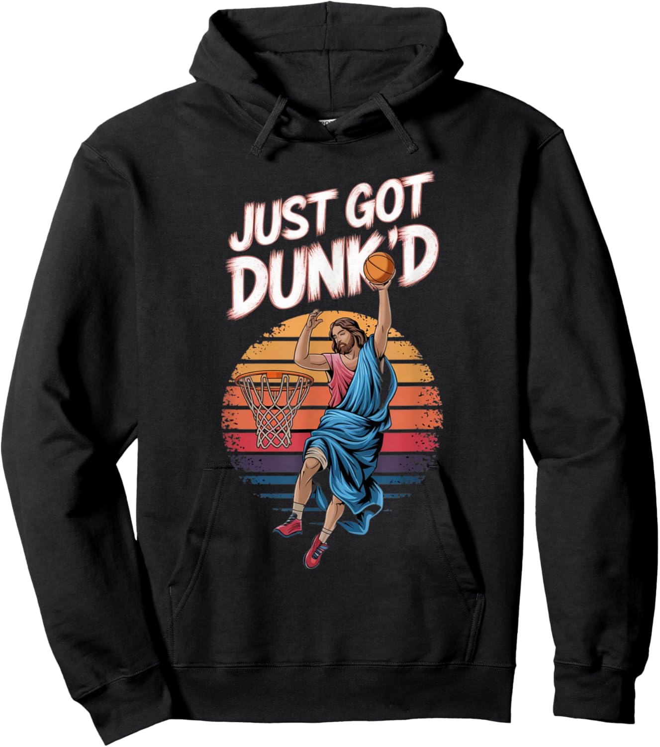 Just Got Dunked Baptism Basketball Hoodie - Hoodie | Black