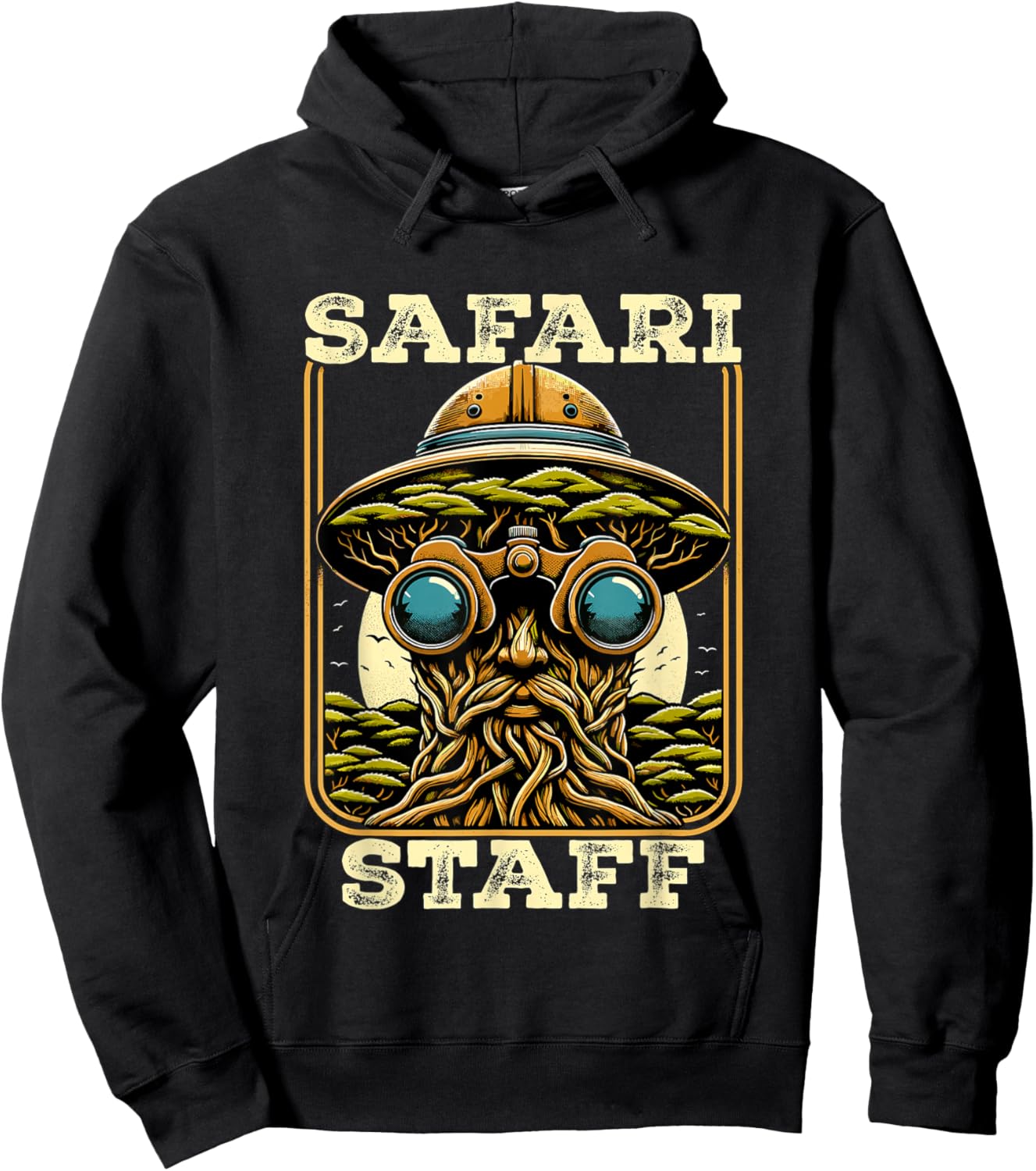 Safari Staff Tour Guide Zookeeper Hoodie - Hoodie | Black
