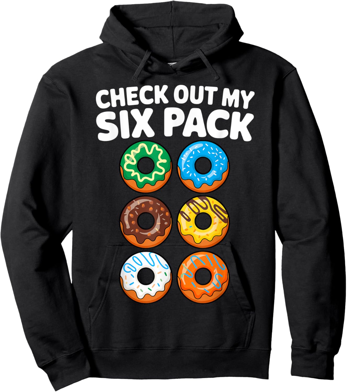 Check out my Six Pack Donut Fitness Gym Hoodie - Hoodie | Black