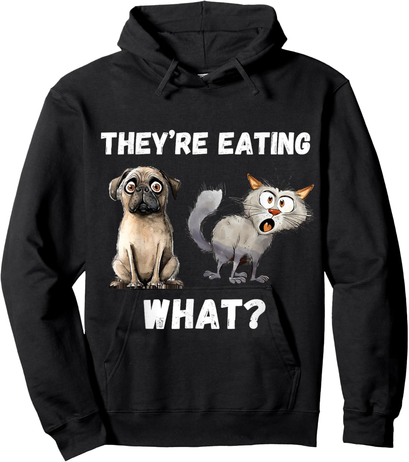 They’re Eating The Dogs They’re Eating The Cats, The Pets Hoodie - Hoodie | Black
