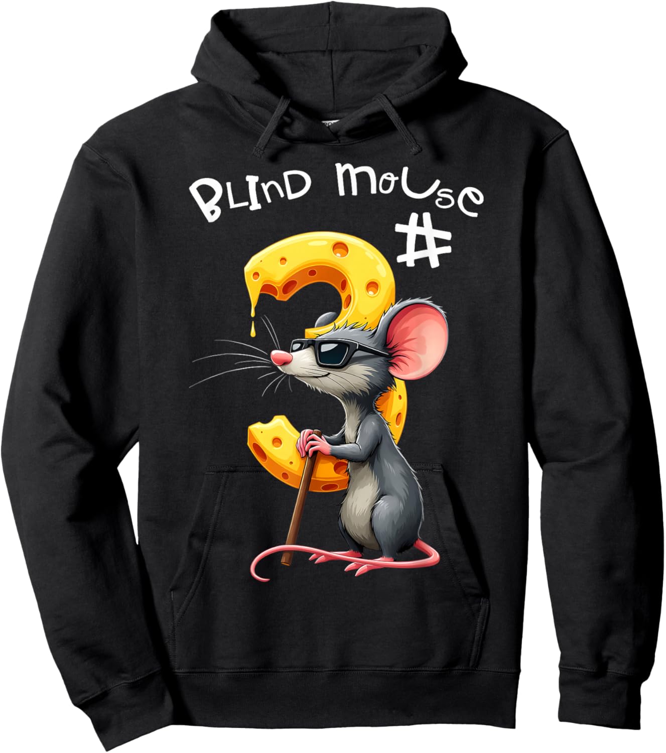Three Blind Mice Matching Halloween Group Costume Mouse #1 Hoodie - Hoodie | Black