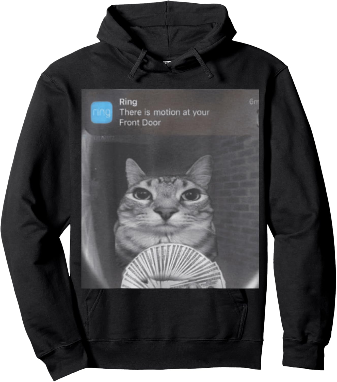 Ring There is Motion at Your Front Door Hoodie - Hoodie | Black
