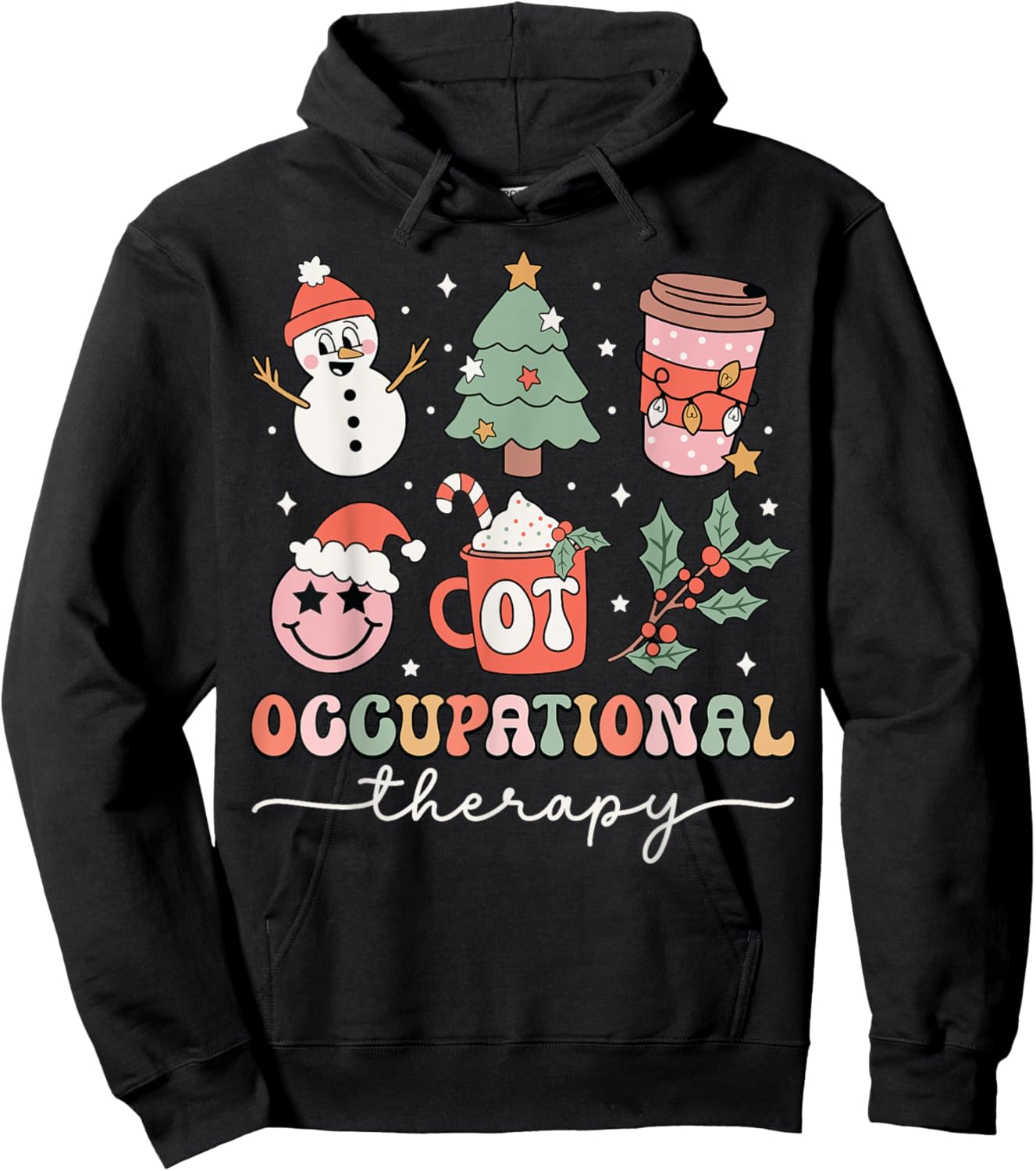 Occupational Therapy Therapist OTA OT Assistant Christmas Hoodie - Hoodie | Black