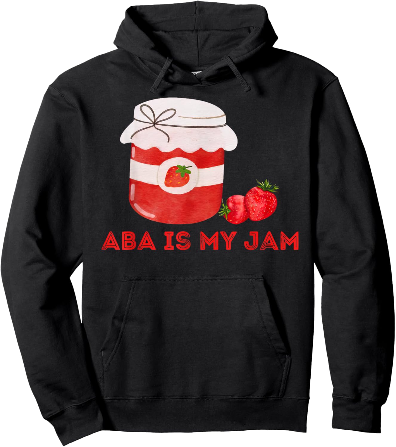 ABA Is My Jam Autism Awareness Behavior Analyst RBT Hoodie - Hoodie | Black
