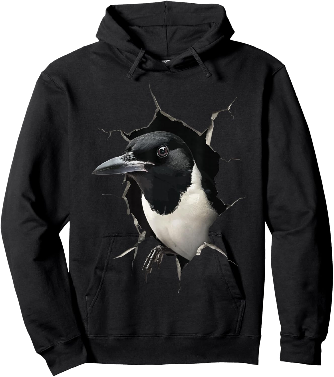 Magpie Hoodie - Hoodie | Black