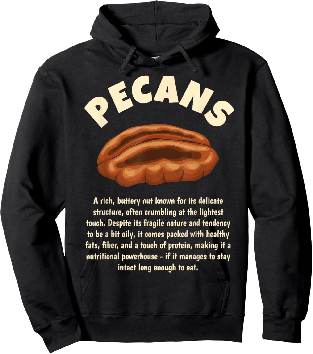 Mixed Nuts Halloween Matching Group Costume Pecans Trailmix Hoodie - Hoodie | Black