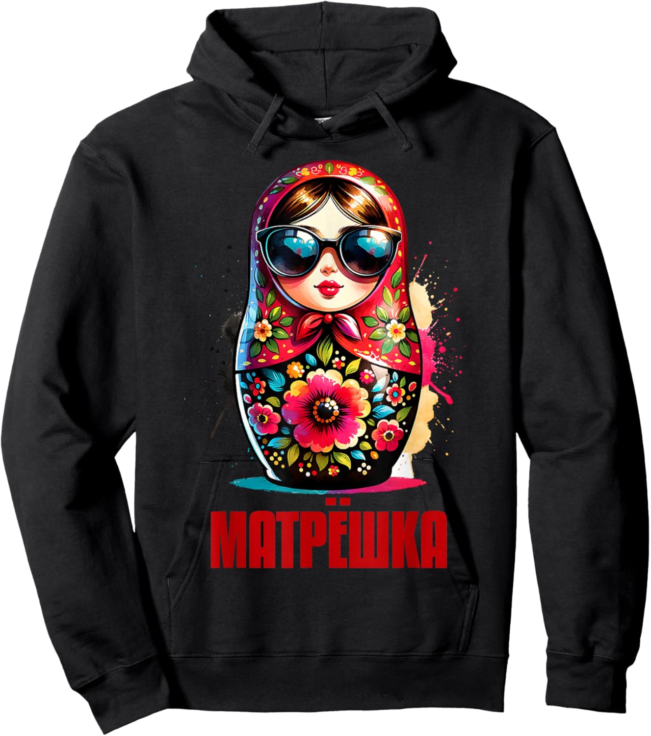 Russian Girl! Russia Matryoshka Russian For Russians Hoodie - Hoodie | Black