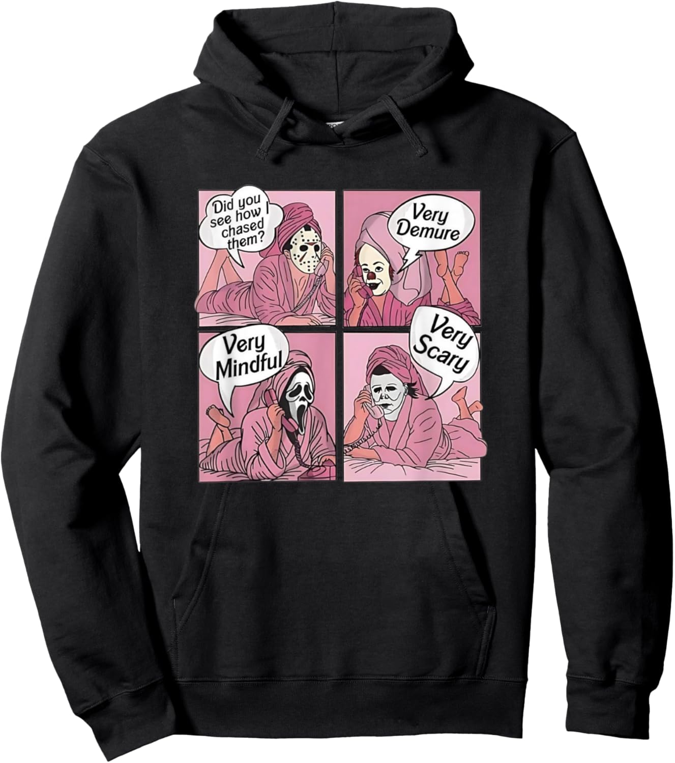 Funny Very Demure Very Mindful Gen Z Trend Quote Party Gifts Hoodie - Hoodie | Black