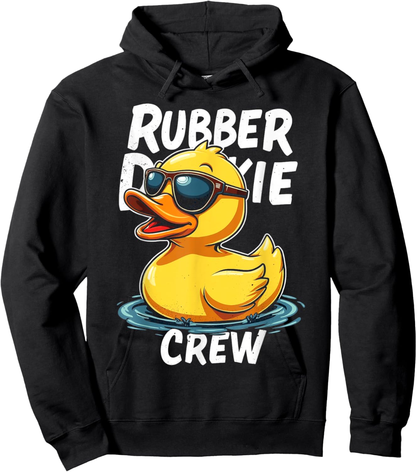 Rubber DUCKIE CREW Rubber Duck Hoodie - Hoodie | Black