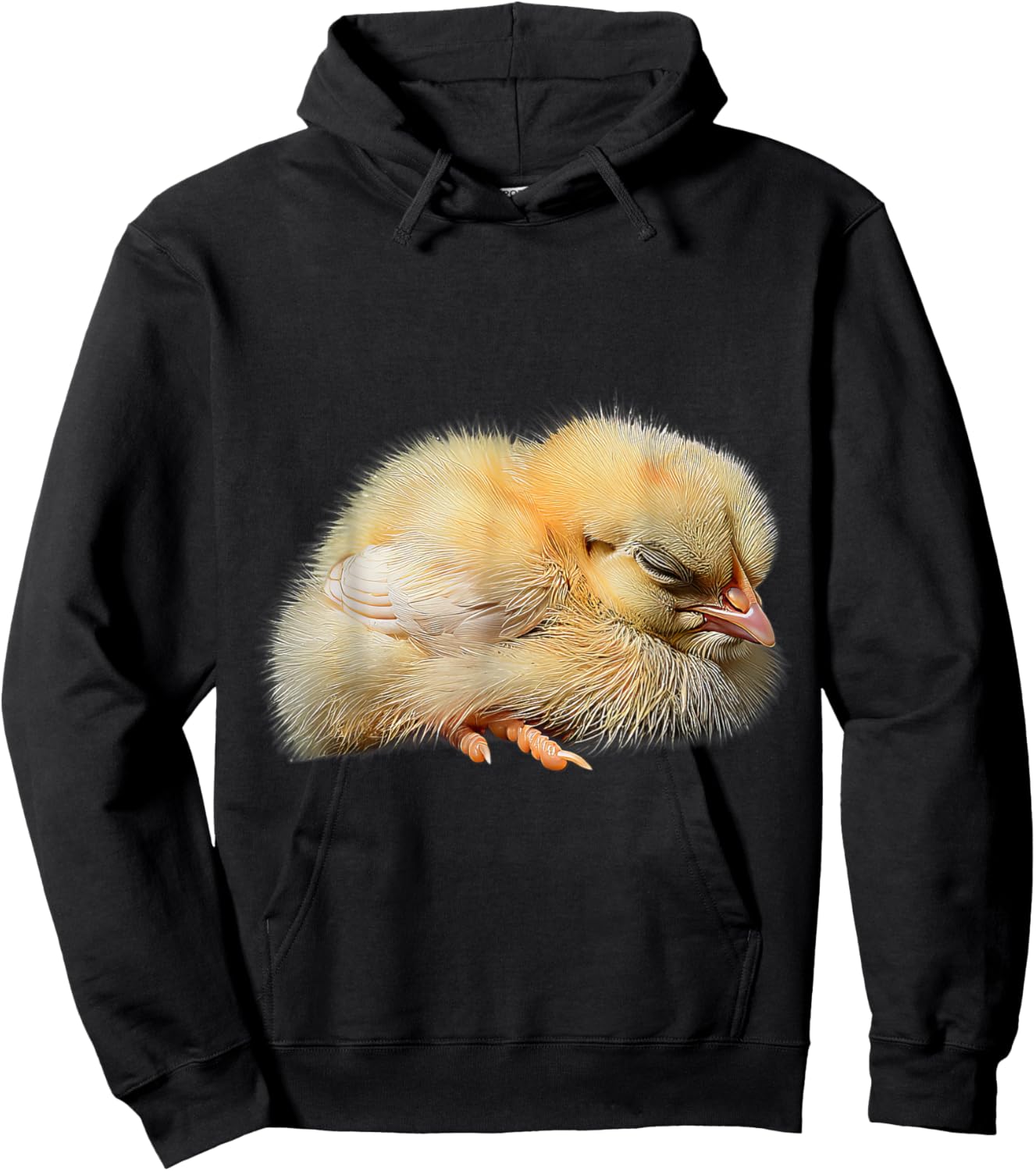 Chicken Sleeping Hoodie - Hoodie | Black