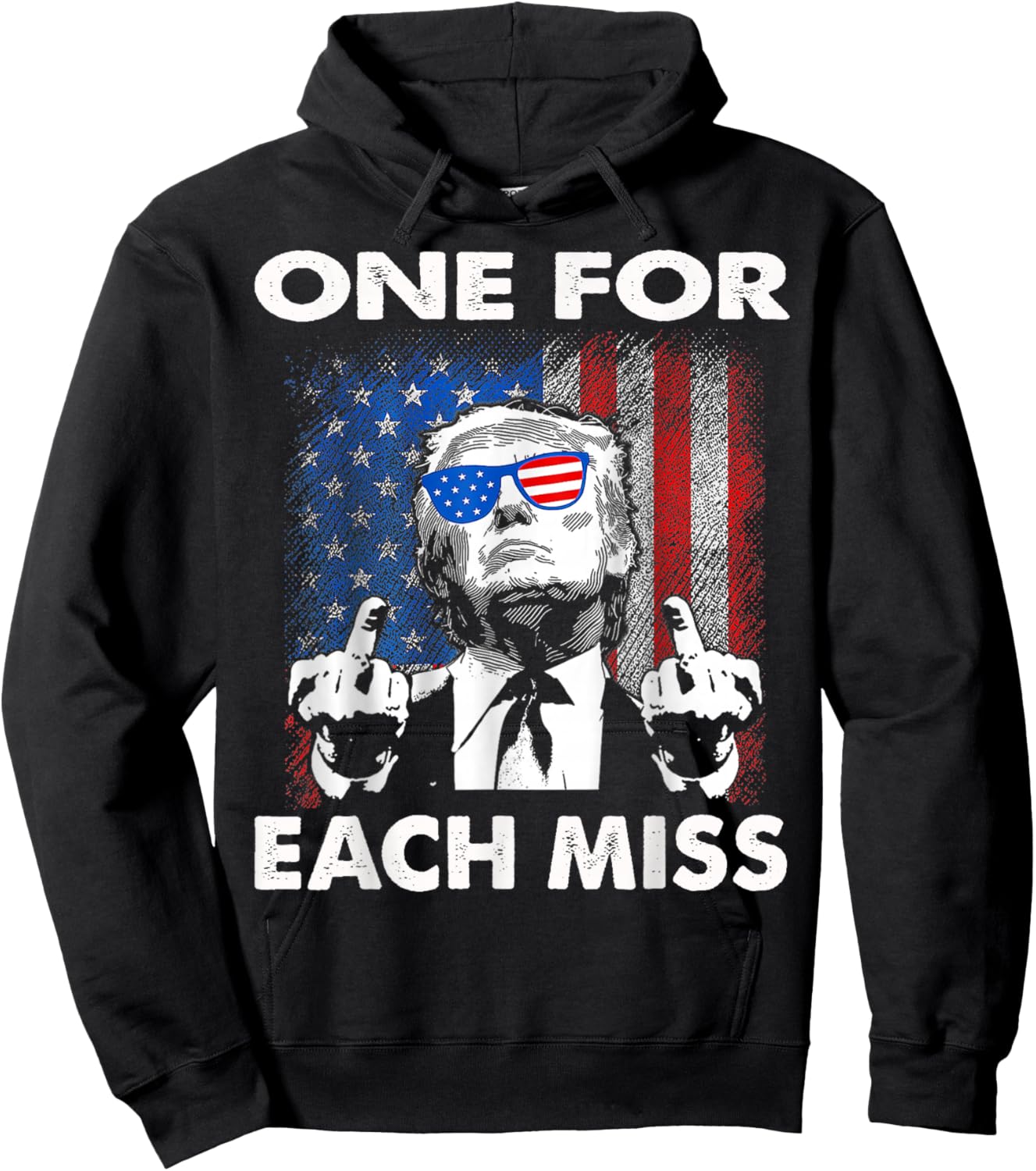 Trump One for Each Miss Hoodie - Hoodie | Black