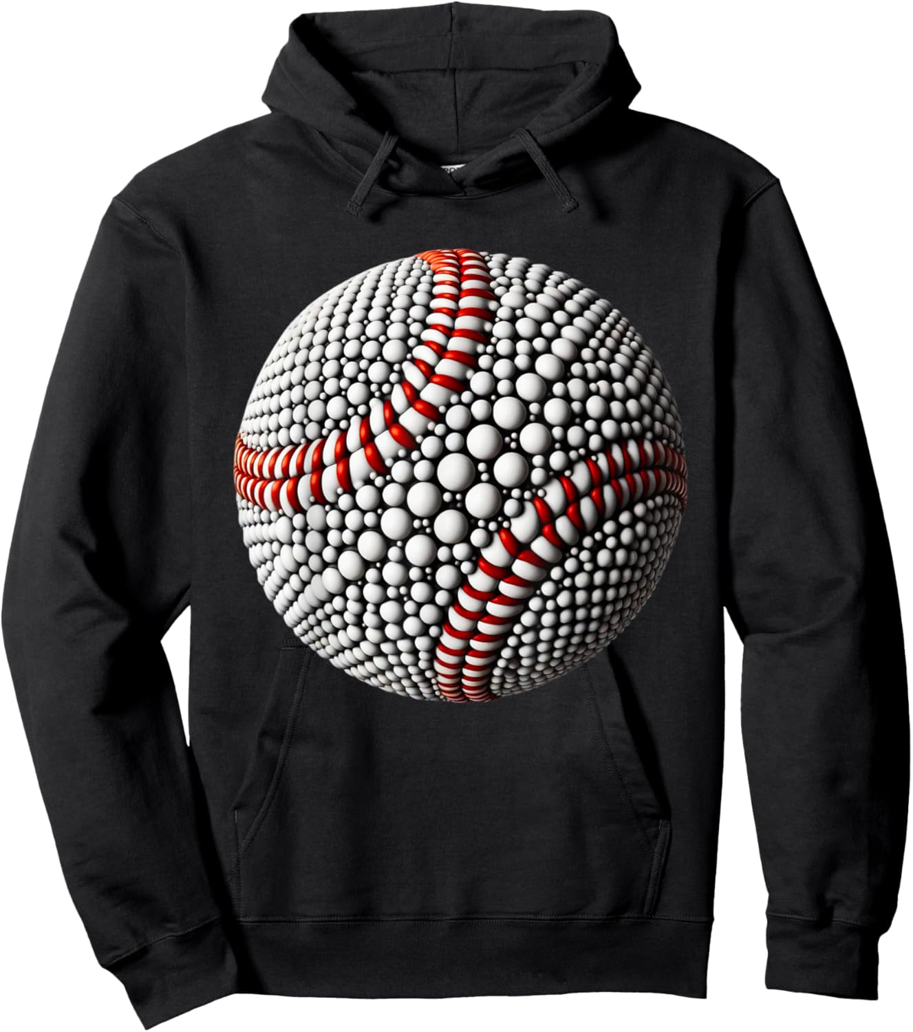 Classic Funny Baseball Dot Day Hoodie - Hoodie | Black